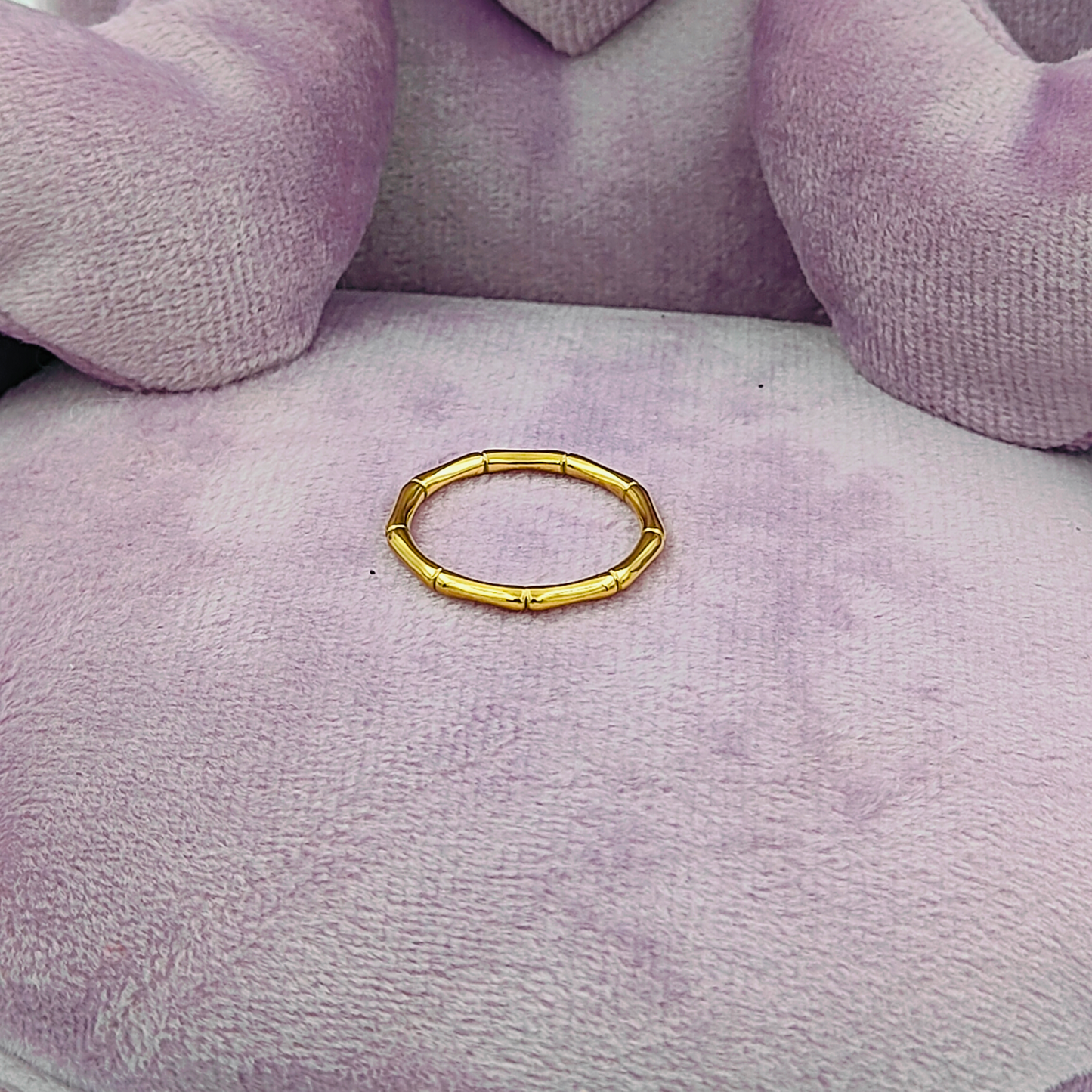 Bamboo Ring Band Anti tarnish