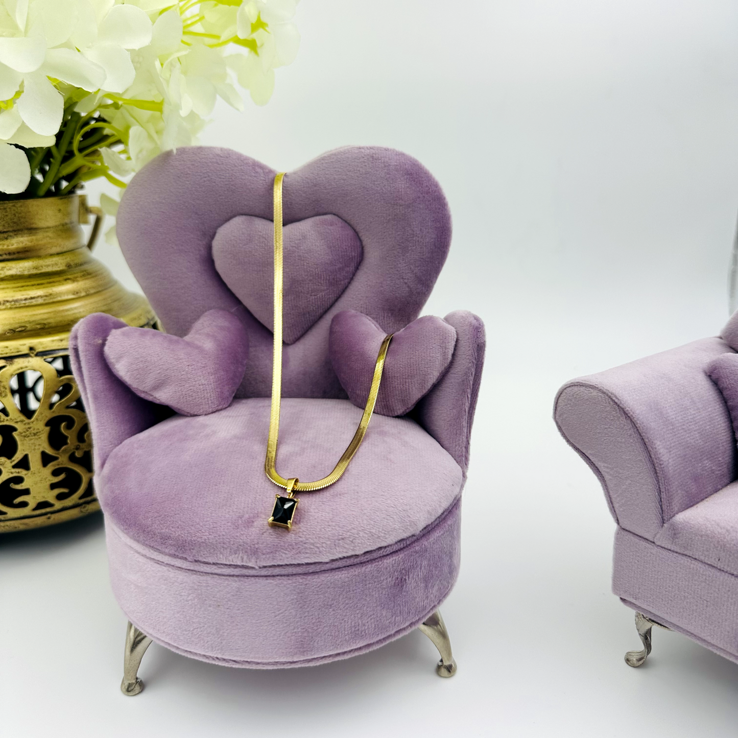 Gold Plated Stainless Steel Snake Chain Necklace