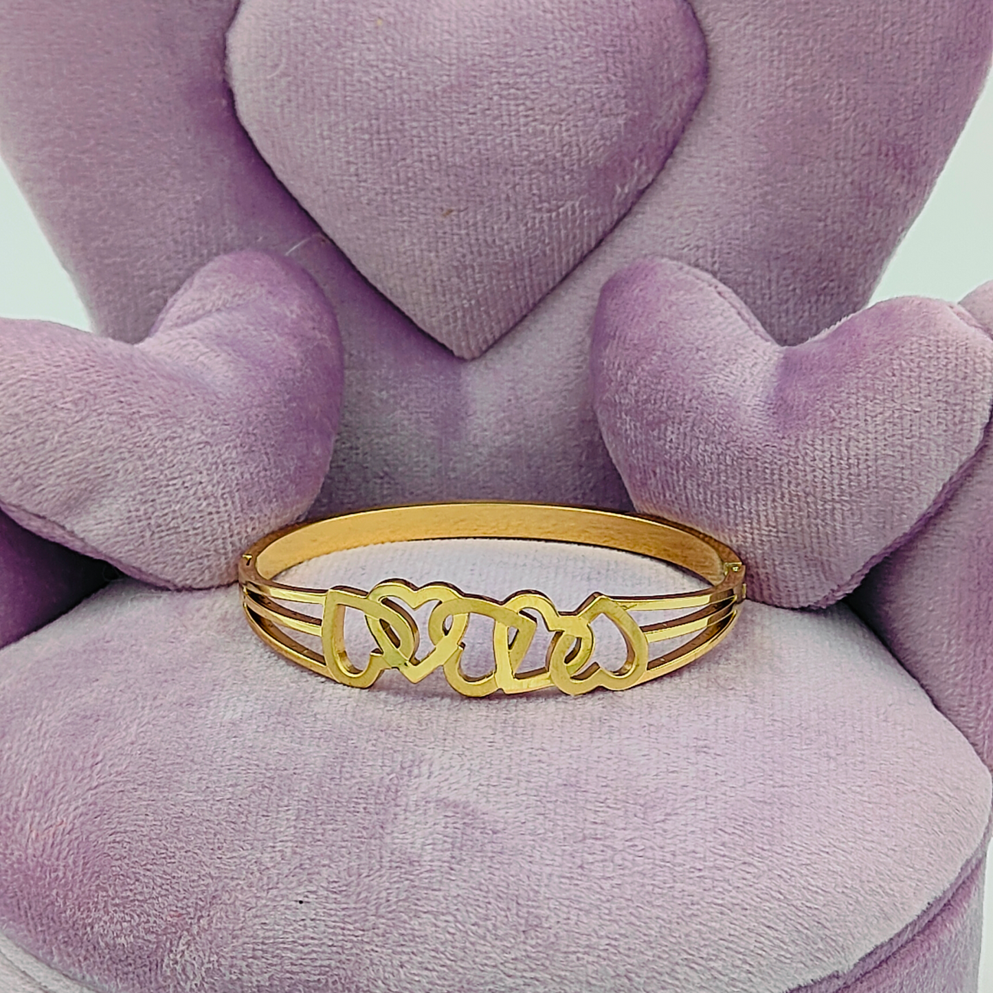 Heavenly Heart Stainless Steel Bracelet