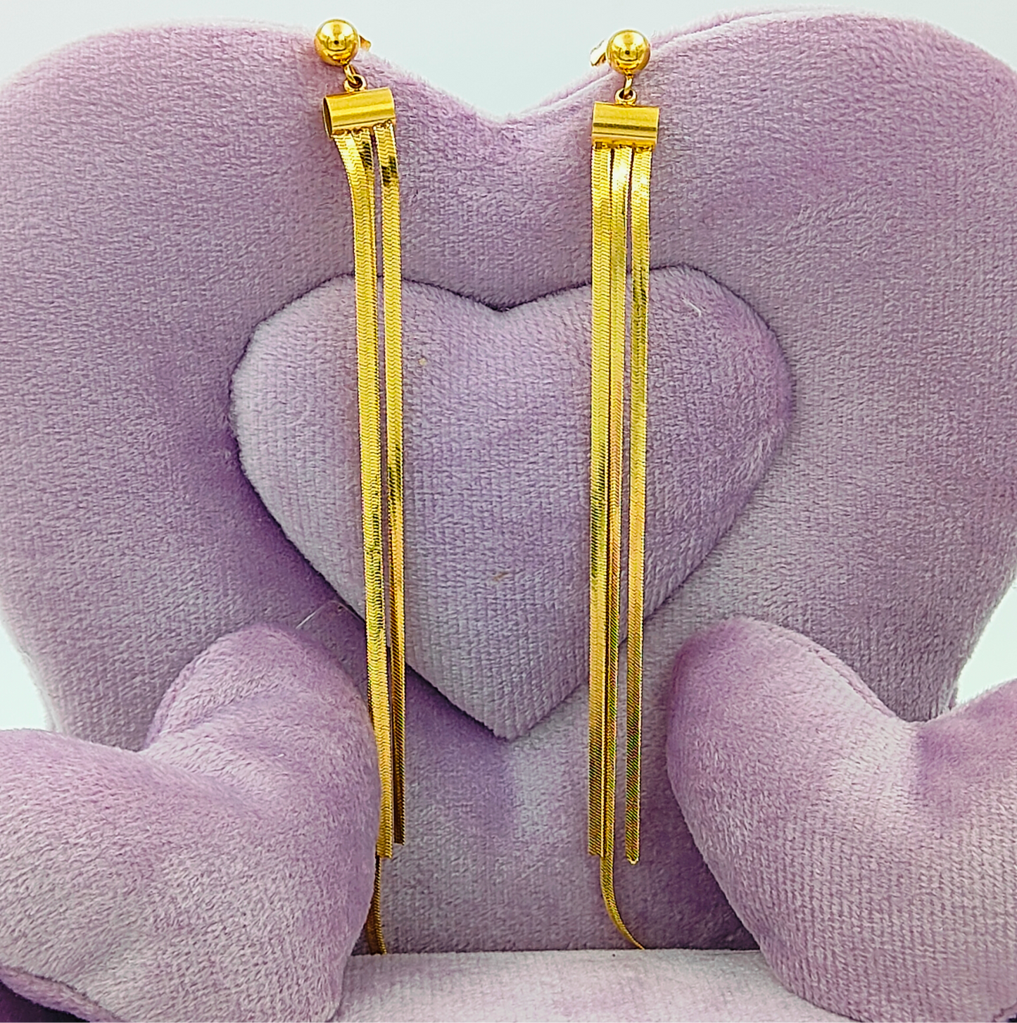 Long Gold Plated Party Wear Tassels