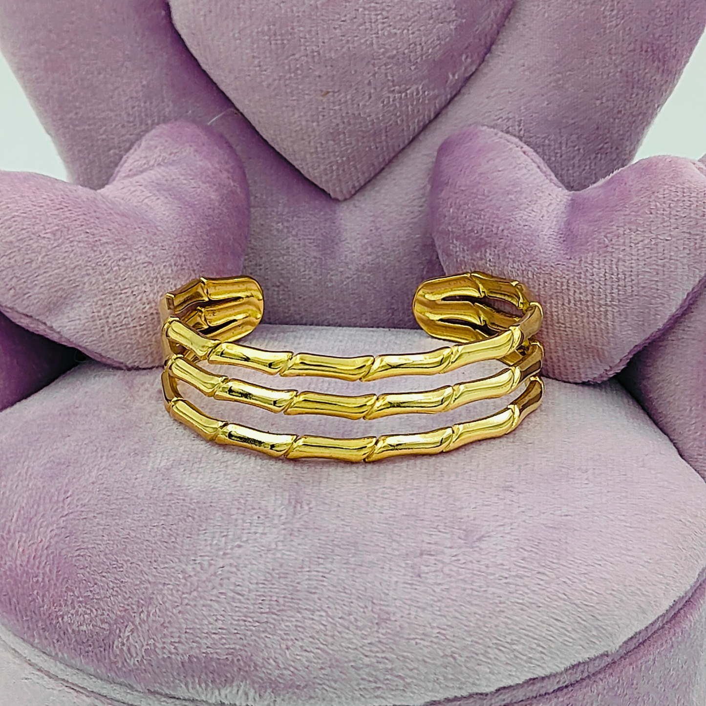 Minimalist Gold Plated Hand Cuff