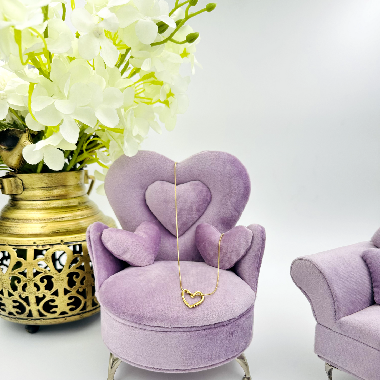 Twisted Heart Classic Stainless Necklace