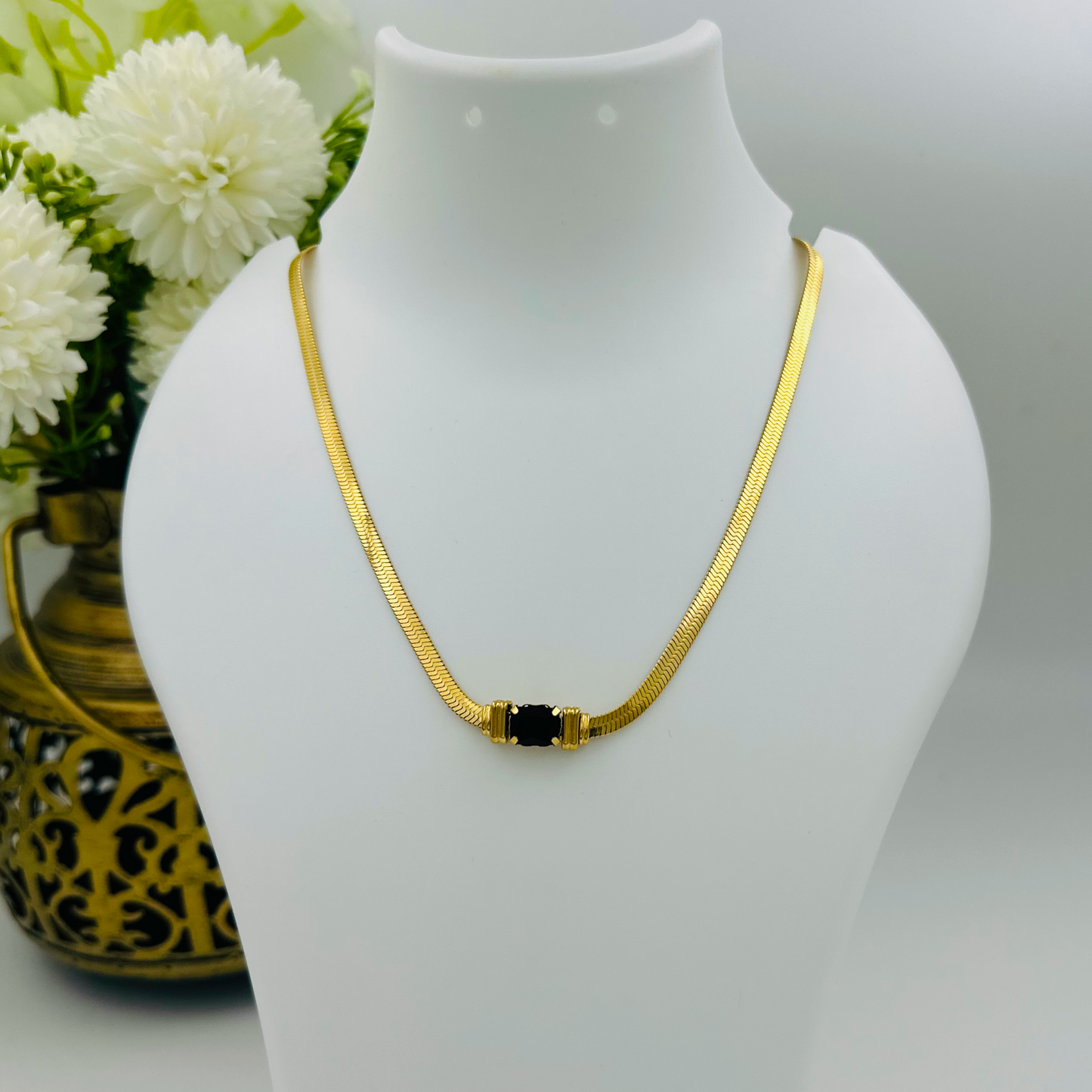 BOW Snake Chain Necklace