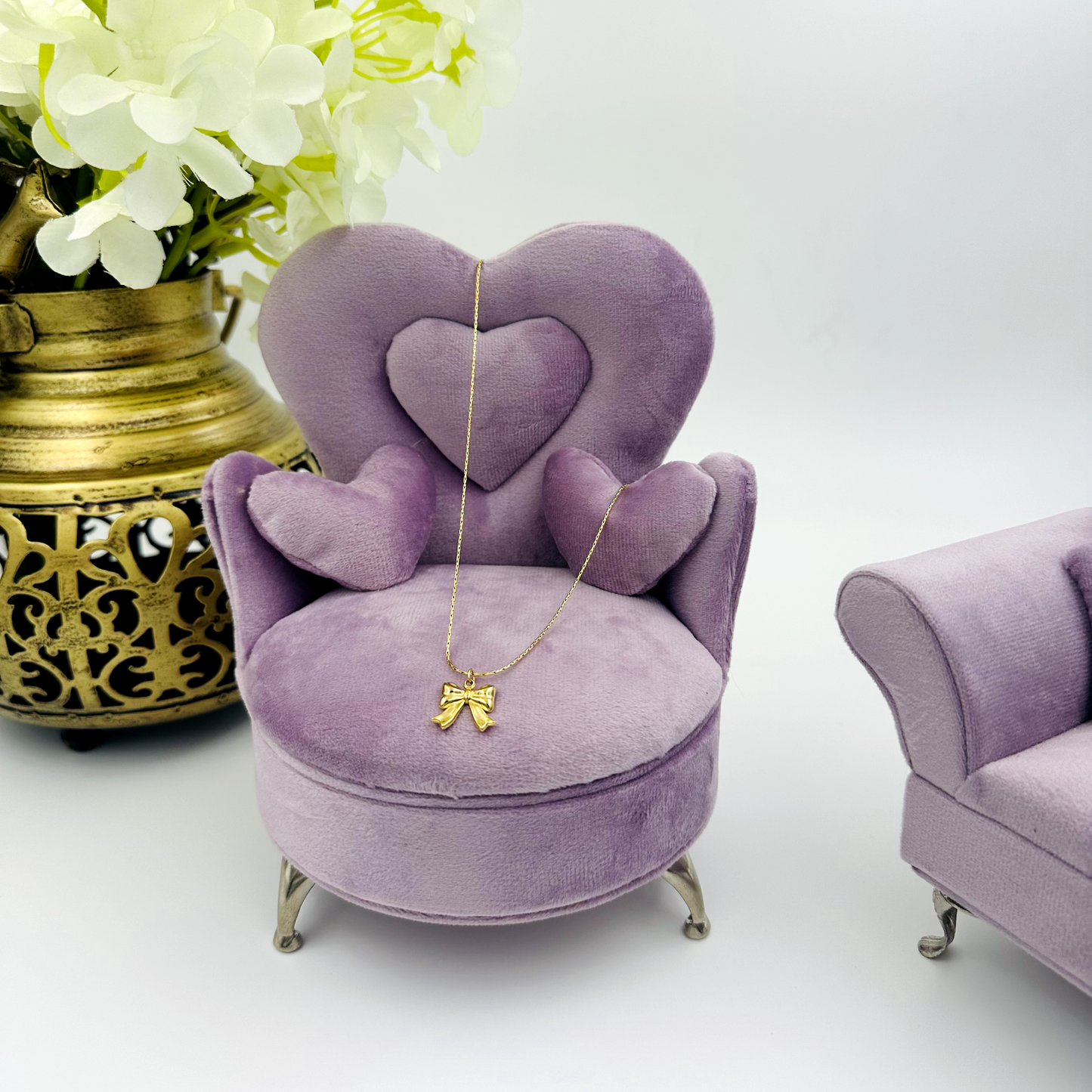 Minimal Bow Necklace