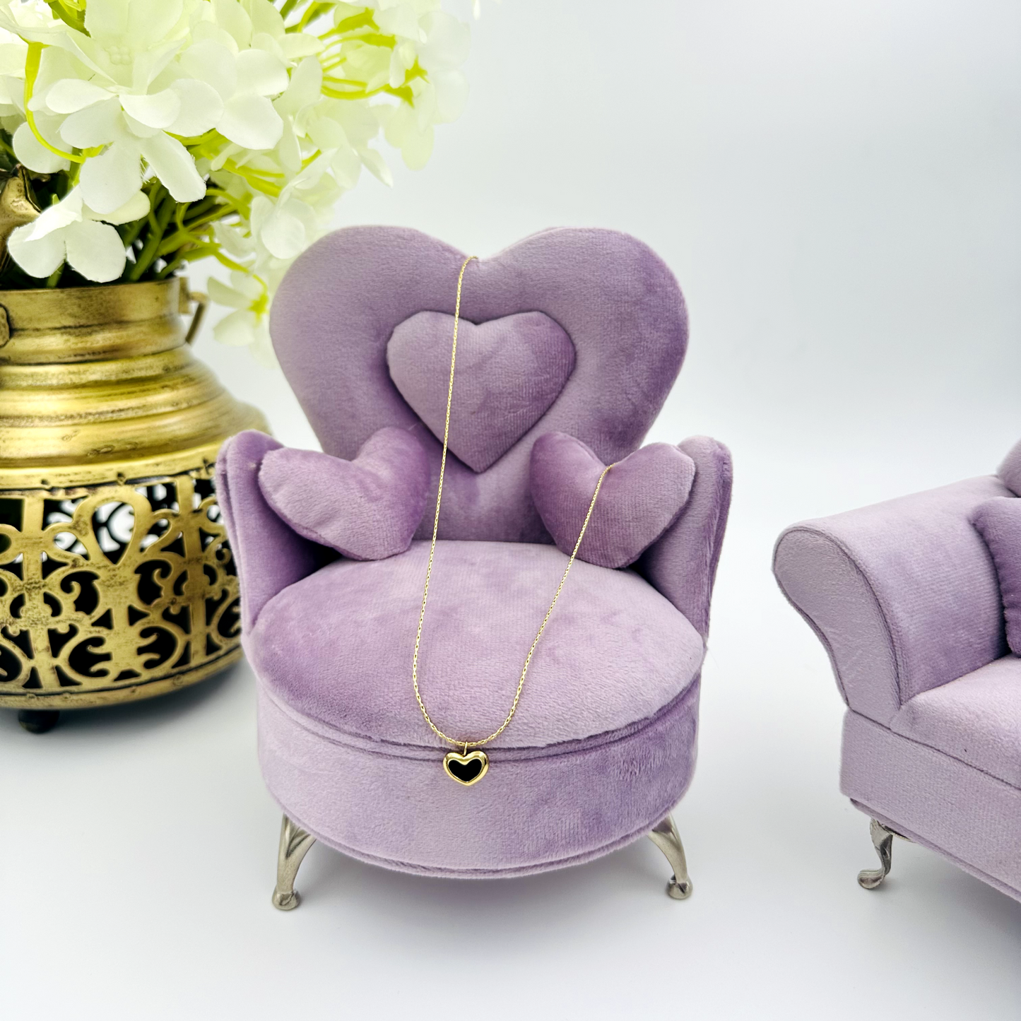 Golden Herat Stainless Steel Chain Pendant