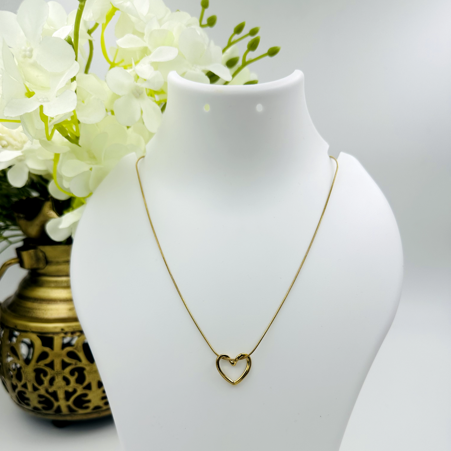 Twisted Heart Classic Stainless Necklace