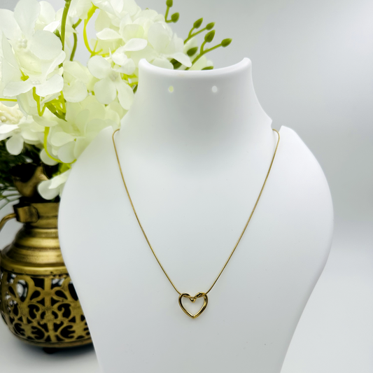 Twisted Heart Classic Stainless Necklace