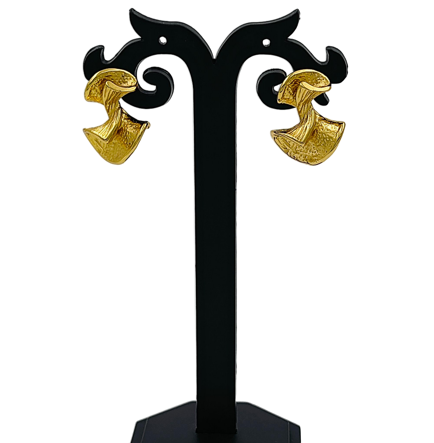 Golden Helley Twisted Stainless Steel Earrings