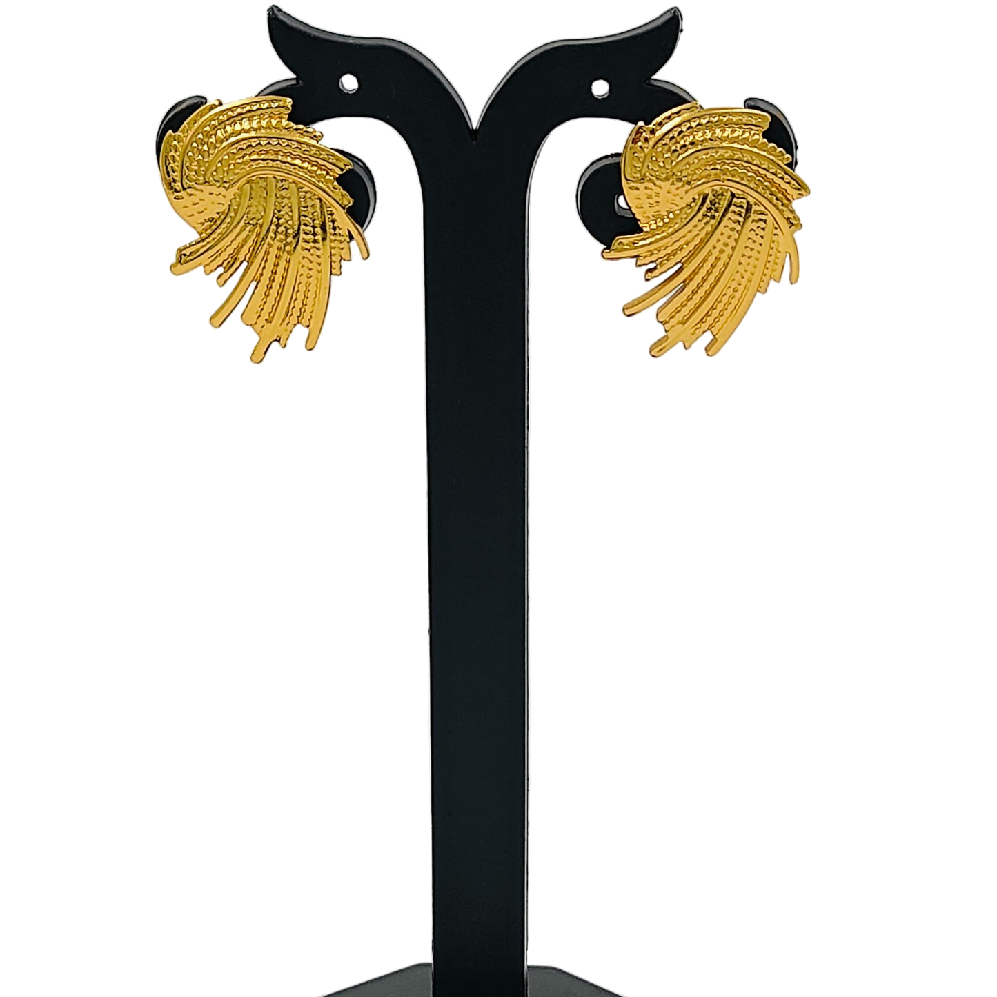 Korean Stylist Golden Anti Tarnish Top Earrings