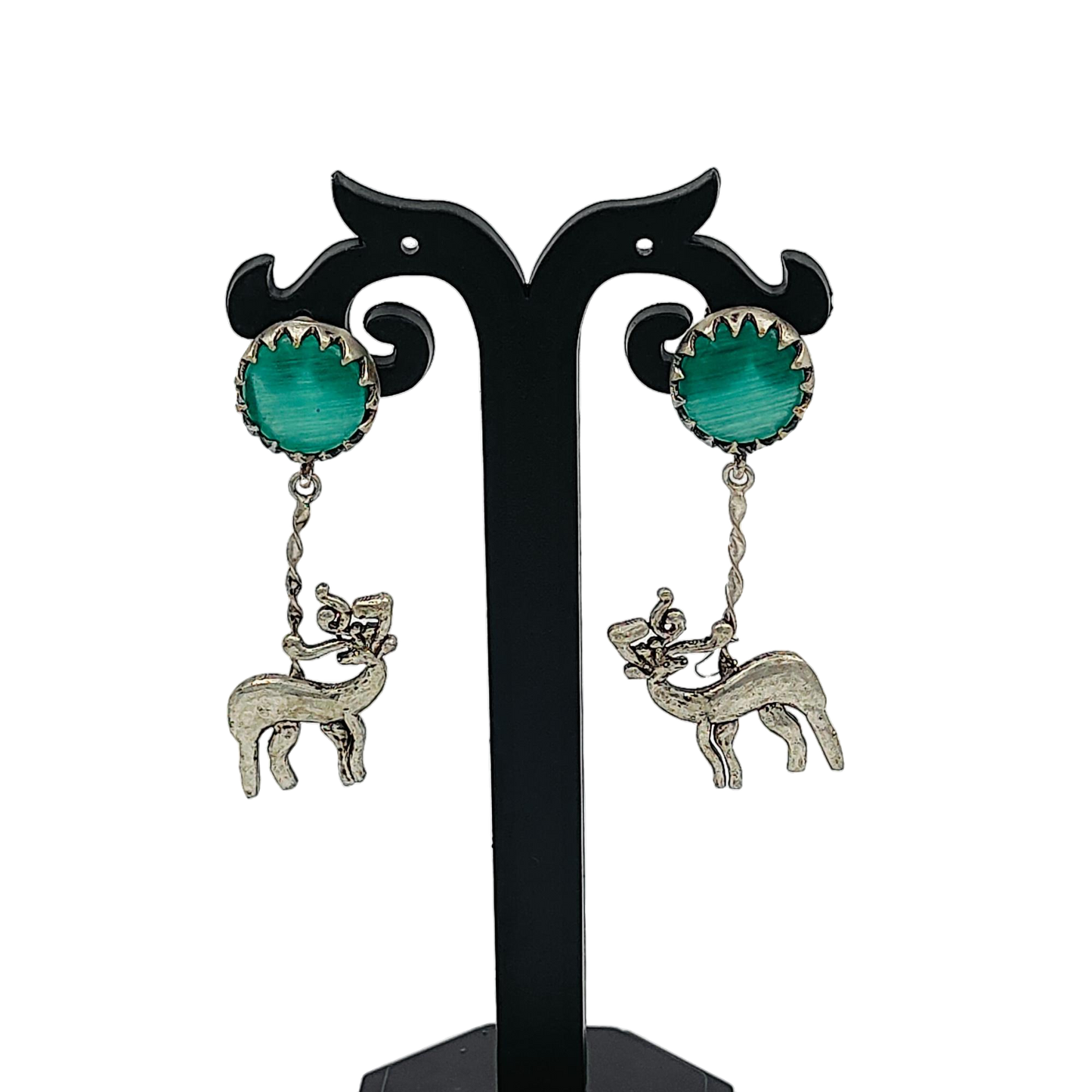 Dear Oxidized Hanging Earrings