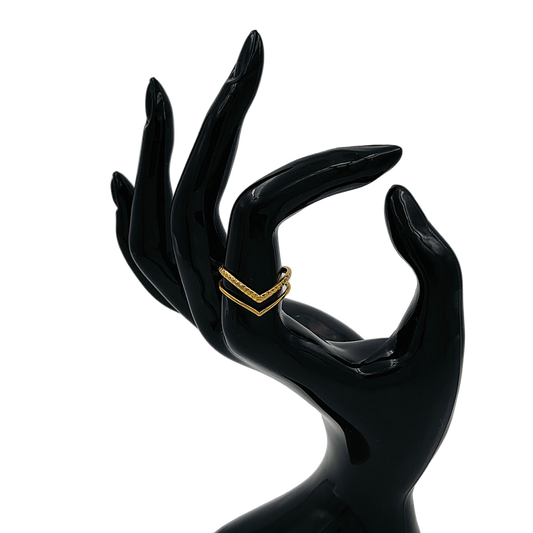 Verve V Shaped Ring