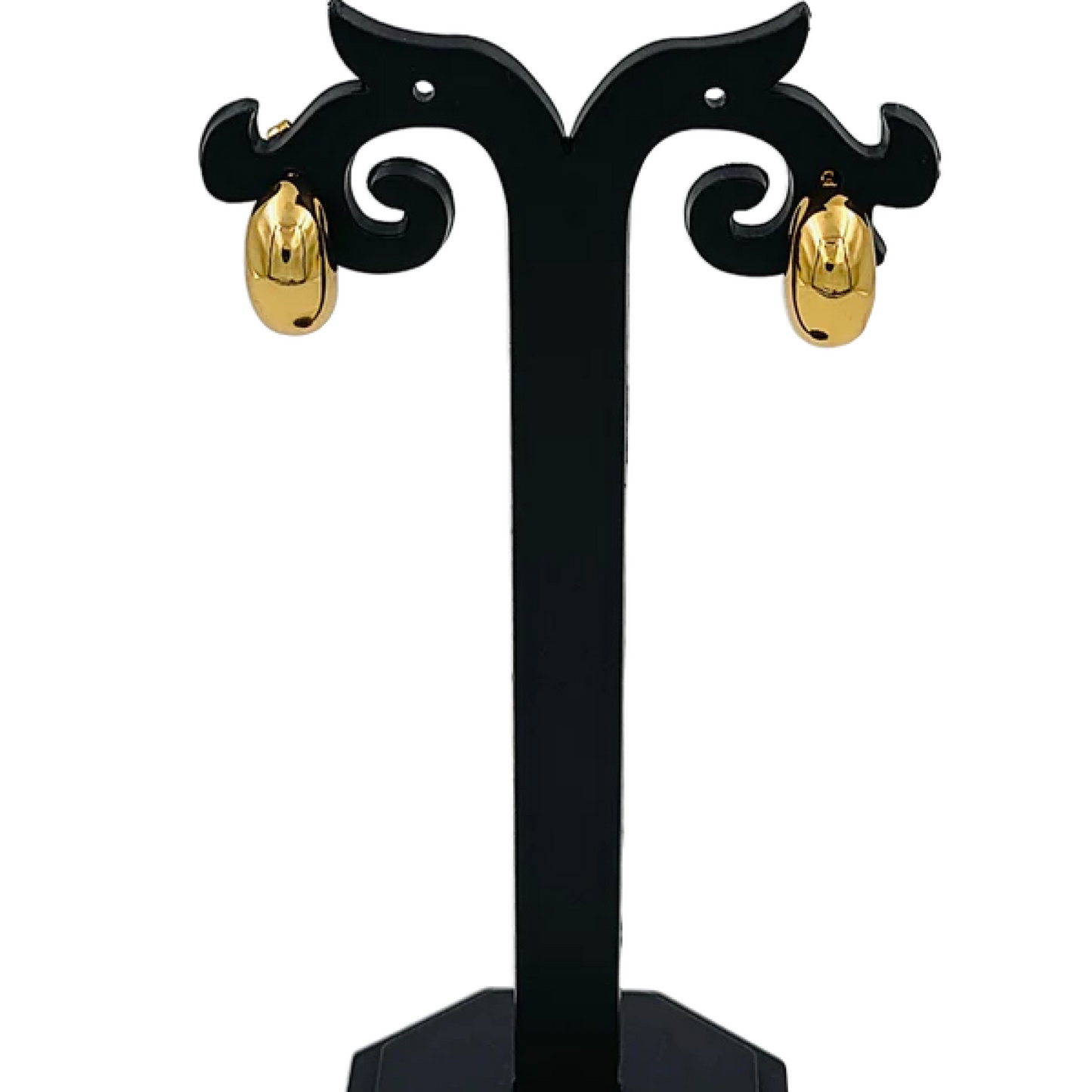 Tear Droplet Gold Plated Anti Tarnish Earrings