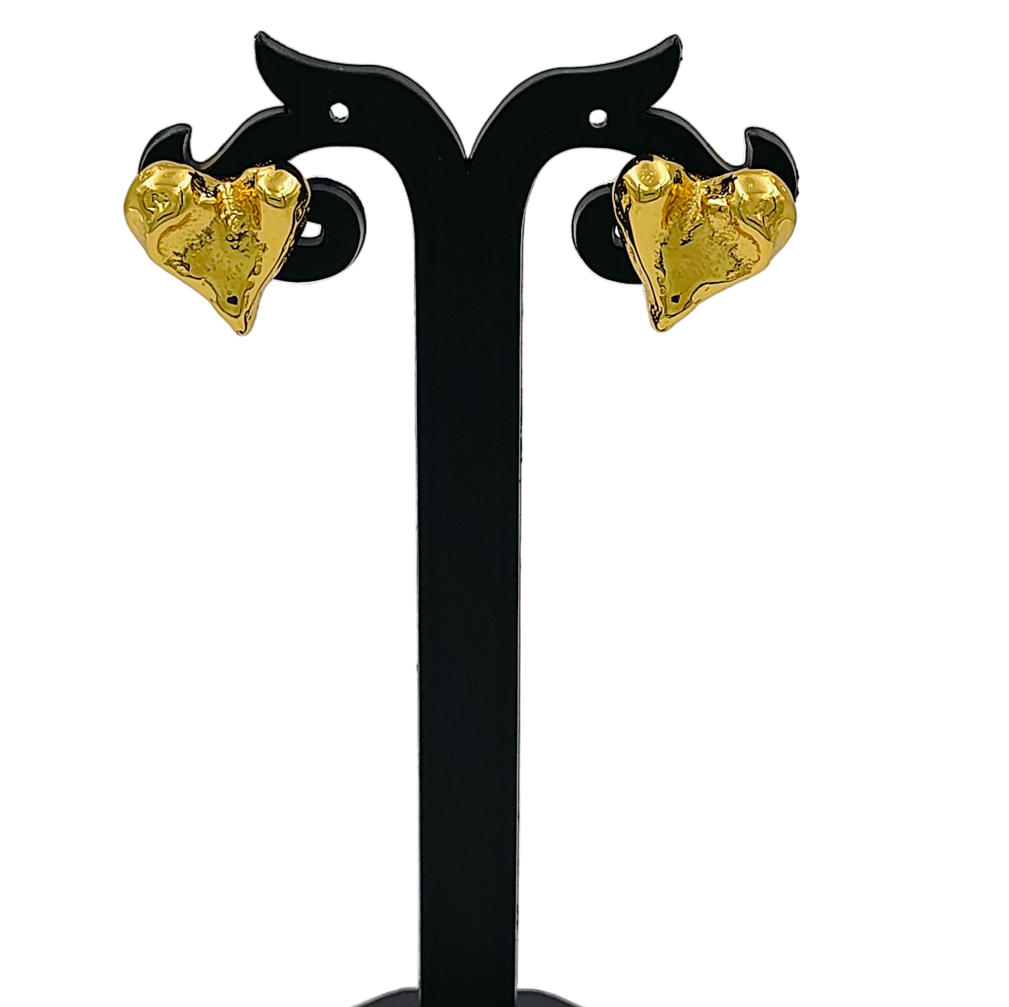 Western Minimal Mini Heart Gold Plated Earrings